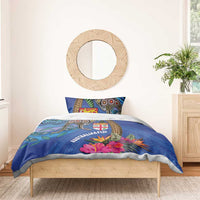Fiji and Australia Together Bedding Set Aboriginal Kangaroo and Tapa Tribal Hibiscus LT03 - Polynesian Pride