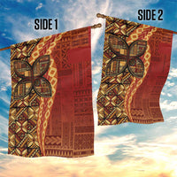 Samoan Pacific Tribal Flower Geometric Art Tattoos Garden Flag Siapo Pattern Flame Sunset LT03 - Polynesian Pride