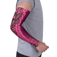 Samoan Pacific Tribal Flower Geometric Art Tattoos Arm Sleeves Siapo Pattern Romantic Rose - Polynesian Pride