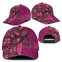 Samoan Pacific Tribal Flower Geometric Art Tattoos Classic Cap Siapo Pattern Romantic Rose LT03 - Polynesian Pride