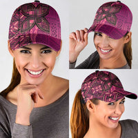 Samoan Pacific Tribal Flower Geometric Art Tattoos Classic Cap Siapo Pattern Romantic Rose LT03 - Polynesian Pride