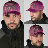 Samoan Pacific Tribal Flower Geometric Art Tattoos Classic Cap Siapo Pattern Romantic Rose LT03 - Polynesian Pride