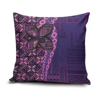 Samoan Pacific Tribal Flower Geometric Art Tattoos Pillow Cover Siapo Pattern Purple Haze LT03 Purple - Polynesian Pride