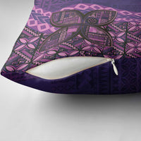 Samoan Pacific Tribal Flower Geometric Art Tattoos Pillow Cover Siapo Pattern Purple Haze LT03 - Polynesian Pride