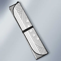 Fijian Masi Tattoos Auto Sun Shade with Tapa Tribal Pattern - Polynesian Pride
