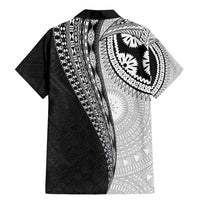 Fijian Masi Tattoos Family Matching Mermaid Dress and Hawaiian Shirt with Tapa Tribal Pattern - Polynesian Pride