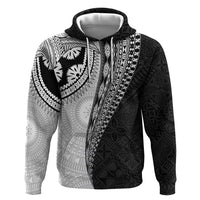 Fijian Masi Tattoos Hoodie with Tapa Tribal Pattern - Polynesian Pride