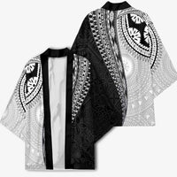 Fijian Masi Tattoos Kimono with Tapa Tribal Pattern - Polynesian Pride