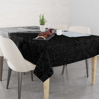 Fijian Masi Tattoos Tablecloth with Tapa Tribal Pattern - Polynesian Pride