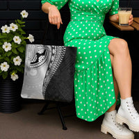 Fijian Masi Tattoos Tote Bag with Tapa Tribal Pattern - Polynesian Pride