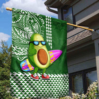 Hawaii Garden Flag Aloha Funny Avocado Mix Kakau Hawaiian Tribal LT03 - Polynesian Pride