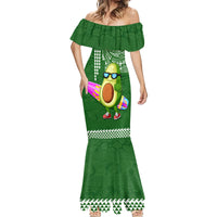 Hawaii Mermaid Dress Aloha Funny Avocado Mix Kakau Hawaiian Tribal LT03 - Polynesian Pride