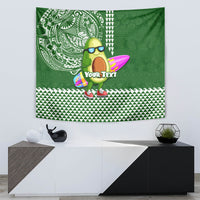 Aloha Avocado Funny Fruits Custom Tapestry Mix Hawaiian Kakau Tribal LT03 - Polynesian Pride