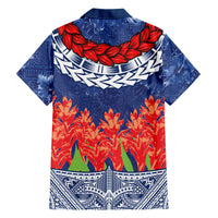 Samoan Tapa Hawaiian Shirt Ula Fala and Teuila Flower LT03 - Polynesian Pride