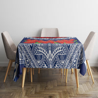 Samoan Tapa Tablecloth Ula Fala and Teuila Flower LT03 - Polynesian Pride
