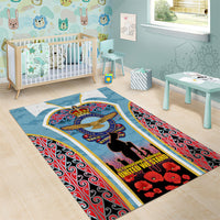 Royal New Zealand Air Force ANZAC Day Area Rug Te Tauaarangi o Aotearoa LT03 - Polynesian Pride