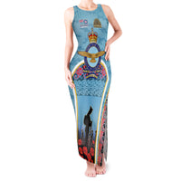 Royal New Zealand Air Force ANZAC Day Tank Maxi Dress Te Tauaarangi o Aotearoa LT03 Women Blue - Polynesian Pride