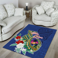 Guam Chamorro Area Rug Tribal Latte Stone and Seal Artwork Polynesian Patterns LT03 - Polynesian Pride