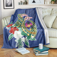 Guam Chamorro Blanket Tribal Latte Stone and Seal Artwork Polynesian Patterns LT03 Multicolor - Polynesian Pride
