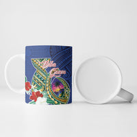 Guam Chamorro Ceramic Mug Tribal Latte Stone and Seal Artwork Polynesian Patterns LT03 - Polynesian Pride