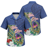 Guam Chamorro Family Matching Tank Maxi Dress and Hawaiian Shirt Tribal Latte Stone and Seal Artwork Polynesian Patterns LT03 Son's Shirt Multicolor - Polynesian Pride