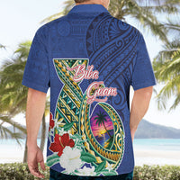 Guam Chamorro Hawaiian Shirt Tribal Latte Stone and Seal Artwork Polynesian Patterns LT03 - Polynesian Pride
