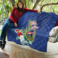 Guam Chamorro Quilt Tribal Latte Stone and Seal Artwork Polynesian Patterns LT03 - Polynesian Pride