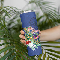 Guam Chamorro Skinny Tumbler Tribal Latte Stone and Seal Artwork Polynesian Patterns LT03 - Polynesian Pride