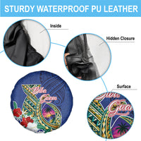 Guam Chamorro Spare Tire Cover Tribal Latte Stone and Seal Artwork Polynesian Patterns LT03 - Polynesian Pride