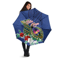 Guam Chamorro Umbrella Tribal Latte Stone and Seal Artwork Polynesian Patterns LT03 - Polynesian Pride