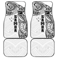 Samoa 685 Art Traditional Tattoo Pattern Car Mats White Color