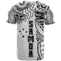 Samoa 685 Art Traditional Tattoo Pattern T Shirt White Color
