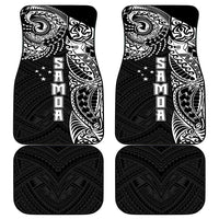 Samoa 685 Art Traditional Tattoo Pattern Car Mats Black Color
