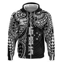 Samoa 685 Art Traditional Tattoo Pattern Hoodie Black Color