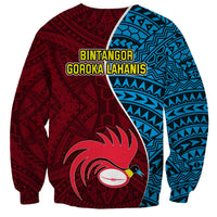 Bintangor Goroka Lahanis Rugby Sweatshirt Papua New Guinea Polynesian Tattoo LT03 - Polynesian Pride