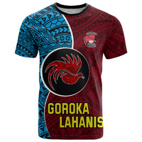Bintangor Goroka Lahanis Rugby T Shirt Papua New Guinea Polynesian Tattoo LT03 Red - Polynesian Pride