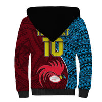 Custom Bintangor Goroka Lahanis Rugby Sherpa Hoodie Papua New Guinea Polynesian Tattoo LT03 - Polynesian Pride