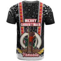 Vanuatu Christmas T Shirt Polynesian Tribal Snow Style LT03 - Polynesian Pride