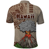 Hawaii Polo Shirt Aloha Volcano Mix Kakau Hawaiian Tribal LT03 - Polynesian Pride