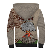 Hawaii Sherpa Hoodie Aloha Volcano Mix Kakau Hawaiian Tribal LT03 - Polynesian Pride