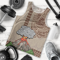 Aloha Volcano Custom Men Tank Top Mix Hawaiian Kakau Tribal LT03 - Polynesian Pride