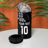 Custom New Zealand Rugby Jersey 2025 4 in 1 Can Cooler Tumbler The Champions Aotearoa
