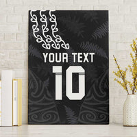 New Zealand Rugby Custom Canvas Wall Art The Champions Aotearoa LT03 Without Frame Black - Polynesian Pride