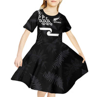 New Zealand Rugby Custom Kid Short Sleeve Dress The Champions Aotearoa