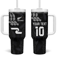 Custom New Zealand Rugby Jersey 2025 Tumbler With Handle The Champions Aotearoa LT03 One Size: 40 oz Black - Polynesian Pride