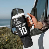 Custom New Zealand Rugby Jersey 2025 Tumbler With Handle The Champions Aotearoa LT03 - Polynesian Pride