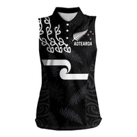 New Zealand Rugby Custom Women Sleeveless Polo Shirt The Champions Aotearoa