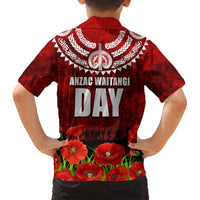 New Zealand ANZAC Waitangi Day Hawaiian Shirt Hei Tiki and Soldier LT03 - Polynesian Pride
