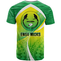 Enga Mioks Rugby T Shirt Papua New Guinea Polynesian Tattoo LT03 - Polynesian Pride