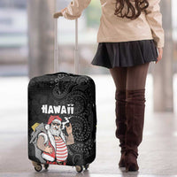 Hawaii Aloha Santa Claus Funny Polynesian Tattoo Luggage Cover Black Color LT03 - Polynesian Pride